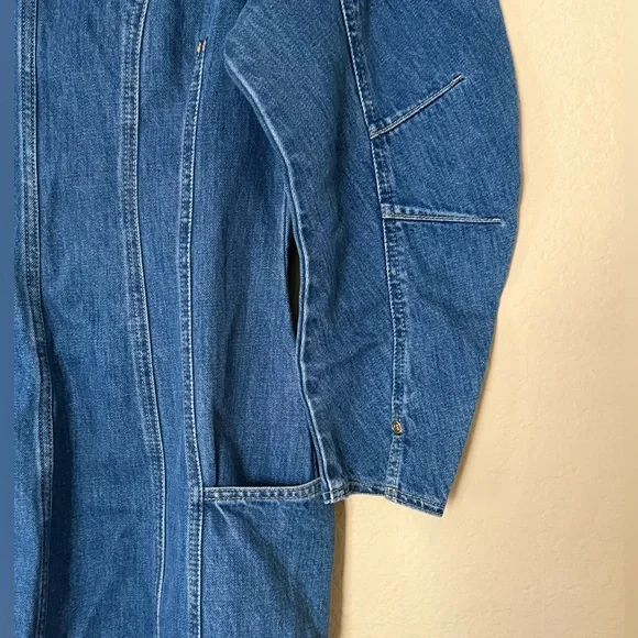 GAP x CULT GAIA Denim Barrel Mini Dress - Picture 3 of 5